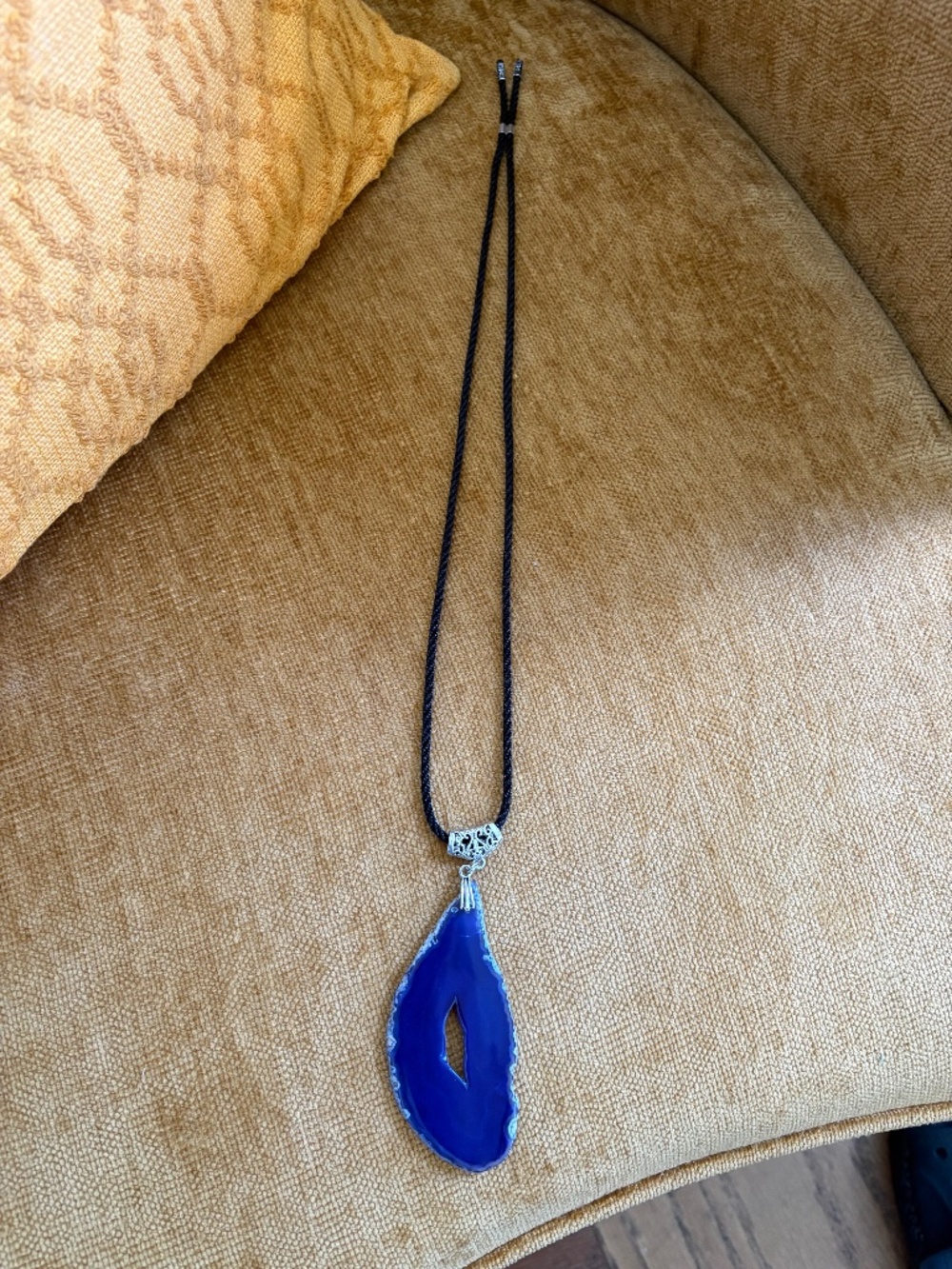 Purple Agate Necklace